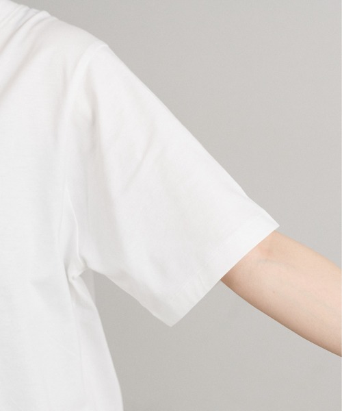 LARUTA（ラルータ）の「【LARUTA】ALL JOURNEYS フォトT［汗染み防止機能付き］（Tシャツ/カットソー・レディース・オフホワイト/スミクロ・FREE）」の4枚目の写真