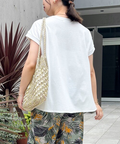 tシャツ TC天竺ティアードフリルTシャツ レディース FREDY & GLOSTER｜TC天竺ティアードフリルTシャツ | Rakuten