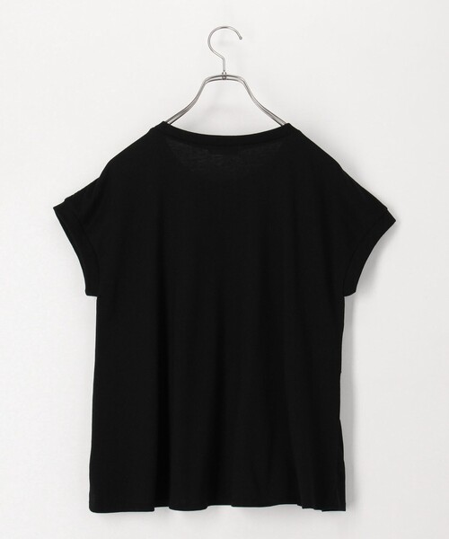 fredy couleur（フレディクルール）の「TC天竺ティアードフリルTシャツ（Tシャツ/カットソー・レディース・ブラウン/オフホワイト/ブラック/グレイッシュベージュ・38）」の13枚目の写真