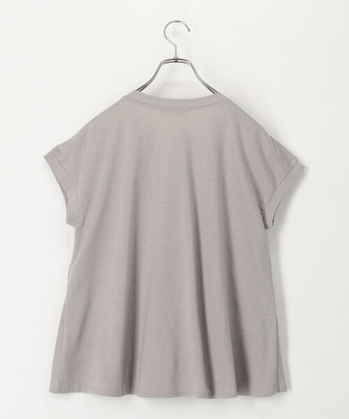 fredy couleur（フレディクルール）の「TC天竺ティアードフリルTシャツ（Tシャツ/カットソー・レディース・ブラウン/オフホワイト/ブラック/グレイッシュベージュ・38）」の20枚目の写真