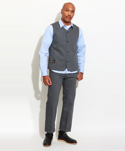 ROTAR（ローター）の「TC Herringbone Work Pants（チノパンツ・メンズ・ブラック/ブルー/グレー・X-LARGE/LARGE/MEDIUM）」の8枚目の写真