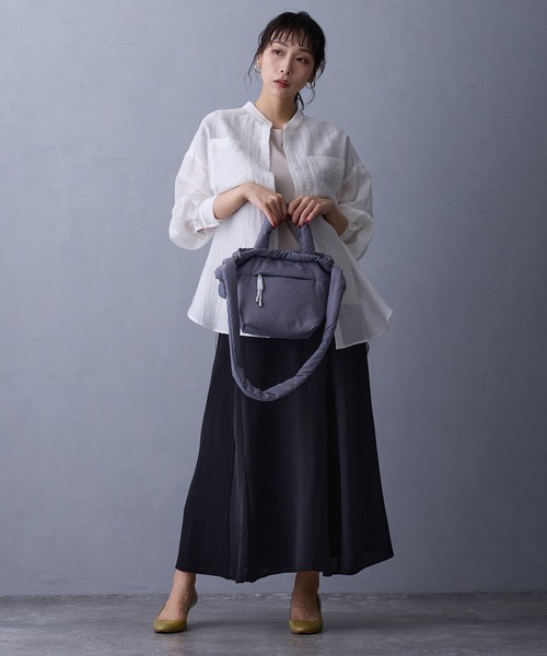 NICOLE white(ニコルホワイト)の「2WAYパフバッグ(ショルダーバッグ・レディース・ブラック/ブルー・FREE)」の18枚目の写真