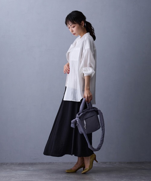 NICOLE white(ニコルホワイト)の「2WAYパフバッグ(ショルダーバッグ・レディース・ブラック/ブルー・FREE)」の19枚目の写真