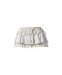 GLOWNY（グロウニ―）の「GIRLFRIEND RUFFLE MINI SKIRT（スカート