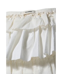 GLOWNY（グロウニ―）の「GIRLFRIEND RUFFLE MINI SKIRT（スカート