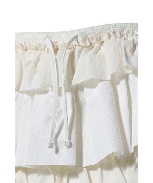 GIRLFRIEND RUFFLE MINI SKIRT（スカート）｜GLOWNY（グロウニ