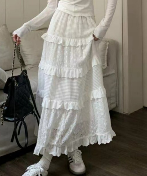 REBALANCE（リバランス）の「レーススカート（スカート・レディース・A・MEDIUM/LARGE）」の9枚目の写真