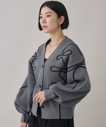 別注刺繍コードカーディガン