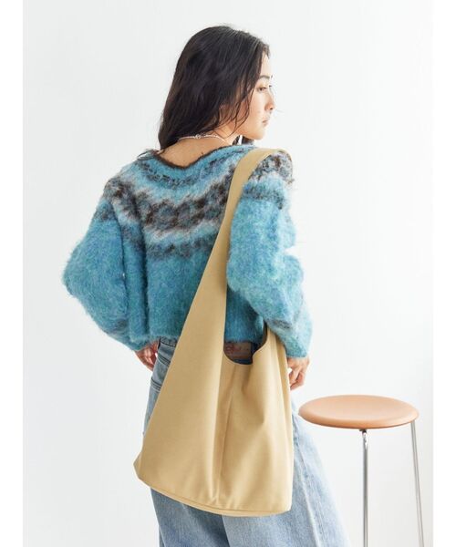 WEB限定】求心柄ショートジップニット（ニット/セーター