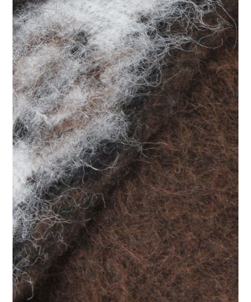 Ungrid(アングリッド)の「【WEB限定】求心柄ショートジップニット(ニット/セーター・レディース・アイボリー/ブラウン/ブルー・FREE)」の8枚目の写真