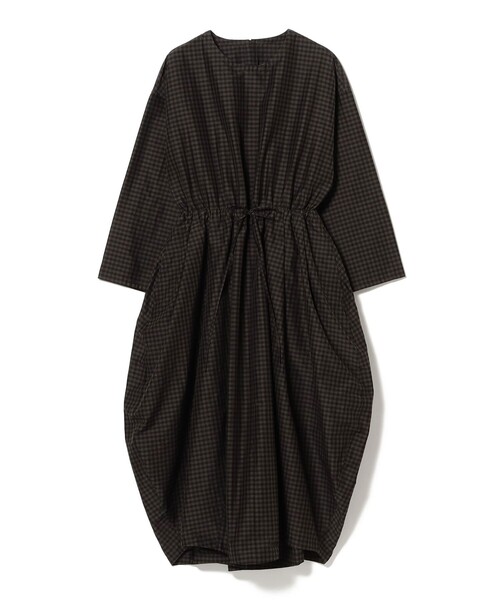 HAVERSACK（ハバーザック）の「HAVERSACK / Check Onepiece（ワンピース・レディース・ブラウン・1）」の2枚目の写真