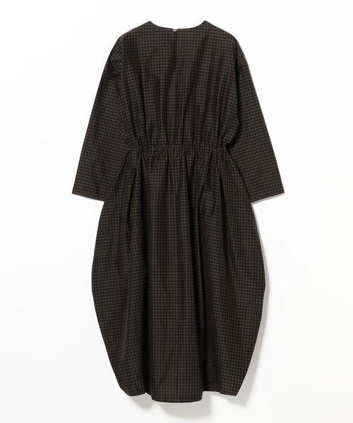 HAVERSACK（ハバーザック）の「HAVERSACK / Check Onepiece（ワンピース・レディース・ブラウン・1）」の6枚目の写真