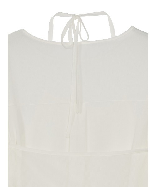 Ameri アメリ COTTON SILK HALTER TOP ホワイト Ameri アメリ COTTON SILK HALTER TOP ホワイト - メルカリ