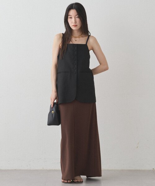 LOUNGEDRESS（ラウンジドレス）の「ビスチェベスト（ベスト・レディース・ブラウン/ブラック・FREE）」の4枚目の写真