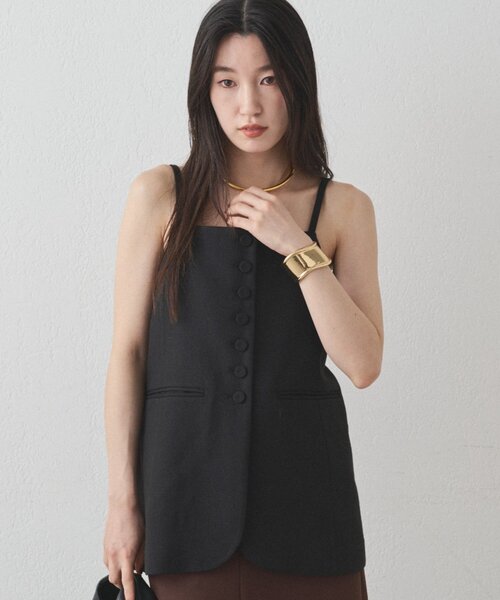 LOUNGEDRESS（ラウンジドレス）の「ビスチェベスト（ベスト・レディース・ブラウン/ブラック・FREE）」の8枚目の写真
