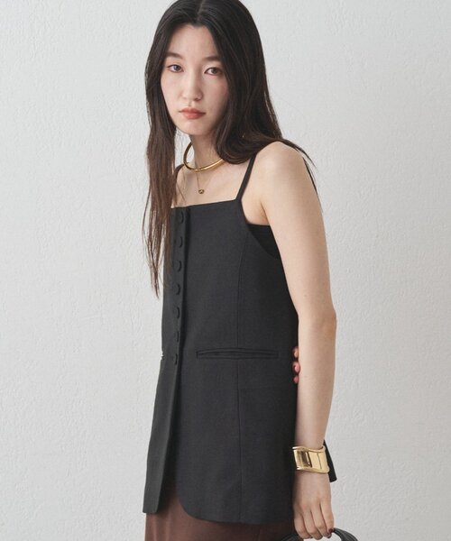 LOUNGEDRESS（ラウンジドレス）の「ビスチェベスト（ベスト・レディース・ブラウン/ブラック・FREE）」の9枚目の写真