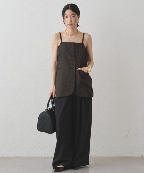 LOUNGEDRESS（ラウンジドレス）の「ビスチェベスト（ベスト・レディース・ブラウン/ブラック・FREE）」の12枚目の写真