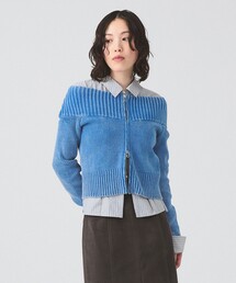 Ray BEAMS | モールフェード ジップ カーディガン(カーディガン/ボレロ)