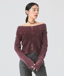 Ray BEAMS | モールフェード ジップ カーディガン(カーディガン/ボレロ)