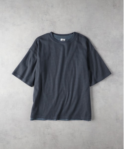 Right-on(ライトオン)の「NEOSARTIC(ネオサーティック)【メンズ】透かし編みTシャツアンサンブル(その他トップス・メンズ・オリーブ/ライトベージュ/ブルー・L/XL/M)」の4枚目の写真