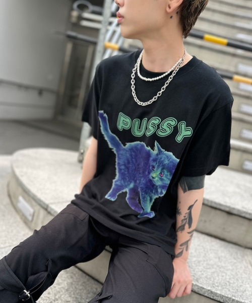 PUSSY CAT Tシャツ（Tシャツ/カットソー）｜MILKBOY（ミルクボーイ）の