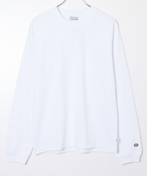 DISCUS ATHLETIC(ディスカス アスレチック)の「【DISCUS ATHLETIC/ディスカス アスレチック】USAコットンブレンドヘビーウェイトロンT(Tシャツ/カットソー・メンズ・ブラック/ホワイト/ネイビー/グレイッシュベージュ/オートミール/杢グレー・MEDIUM/LARGE/X-LARGE)」の12枚目の写真