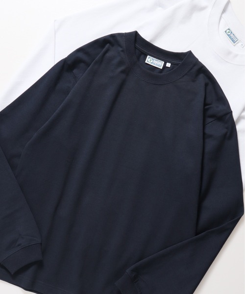 DISCUS ATHLETIC(ディスカス アスレチック)の「【DISCUS ATHLETIC/ディスカス アスレチック】USAコットンブレンドヘビーウェイトロンT(Tシャツ/カットソー・メンズ・ブラック/ホワイト/ネイビー/グレイッシュベージュ/オートミール/杢グレー・MEDIUM/LARGE/X-LARGE)」の11枚目の写真