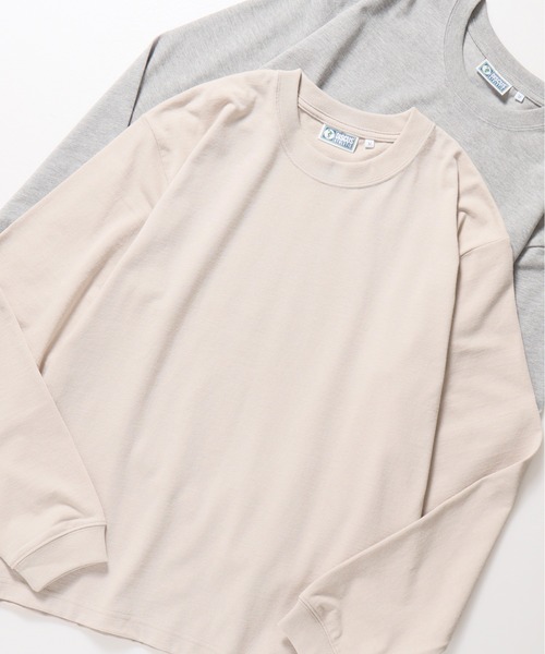 DISCUS ATHLETIC(ディスカス アスレチック)の「【DISCUS ATHLETIC/ディスカス アスレチック】USAコットンブレンドヘビーウェイトロンT(Tシャツ/カットソー・メンズ・ブラック/ホワイト/ネイビー/グレイッシュベージュ/オートミール/杢グレー・MEDIUM/LARGE/X-LARGE)」の10枚目の写真