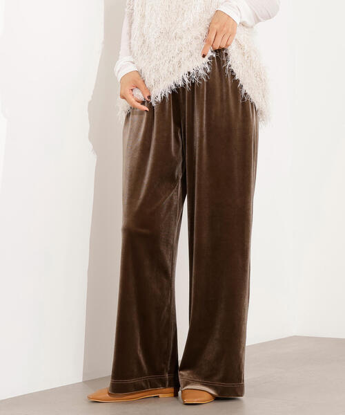 セール】ベロアパンツ（その他パンツ）｜N.（N. Natural Beauty Basic