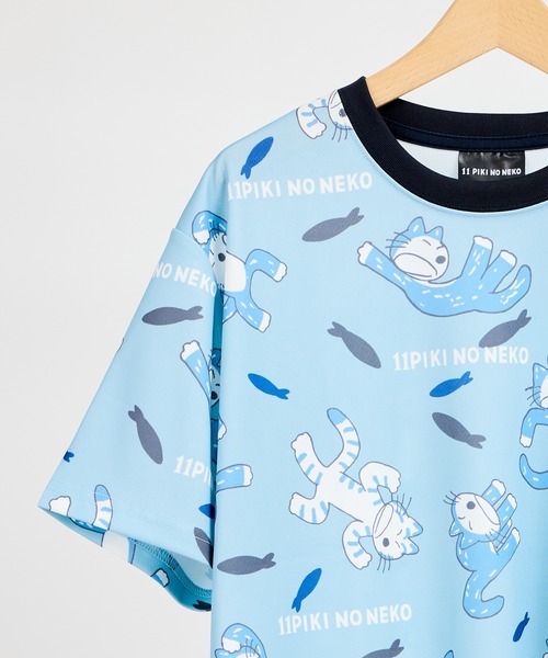 salle de bal(サルデバル)の「【11ぴきのねこ】ドライメッシュTシャツ WNI(Tシャツ/カットソー・レディース・その他1/その他2・FREE)」の5枚目の写真