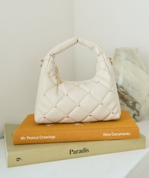 earth music&ecology | スタッズキルトバッグ(ハンドバッグ)