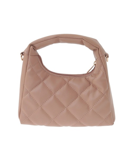 earth music&ecology(アースミュージックアンドエコロジー)の「スタッズキルトバッグ(ハンドバッグ・レディース・アイボリー/ライトブラウン/ブラック・FREE)」の21枚目の写真