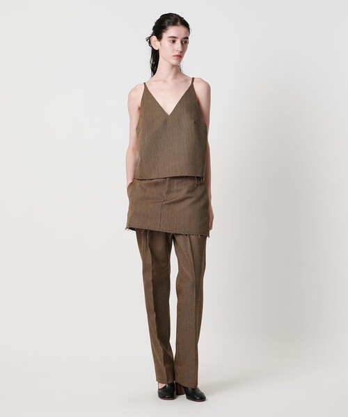 AEWEN MATOPH（イウエン マトフ）の「＜AEWEN MATOPH＞ウールミニスカート（スカート・レディース・ブラック/ブラウン・36/38）」の5枚目の写真