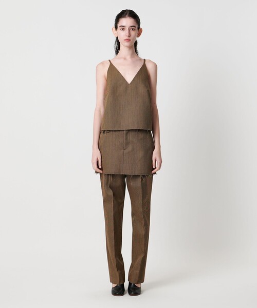 AEWEN MATOPH（イウエン マトフ）の「＜AEWEN MATOPH＞ウールミニスカート（スカート・レディース・ブラック/ブラウン・36/38）」の6枚目の写真