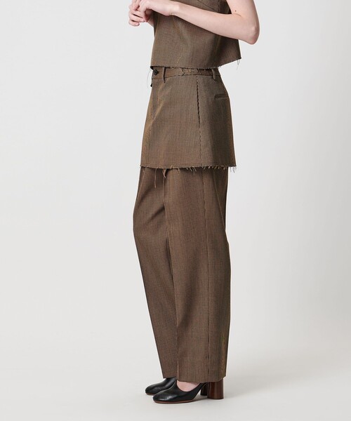 AEWEN MATOPH（イウエン マトフ）の「＜AEWEN MATOPH＞ウールミニスカート（スカート・レディース・ブラック/ブラウン・36/38）」の10枚目の写真