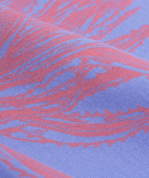 チチカカ(チチカカ)の「Orale! アガベプリントラウンドヘムロングTシャツ(Tシャツ/カットソー・レディース・パープル/ホワイト/チャコールグレー・FREE)」の22枚目の写真