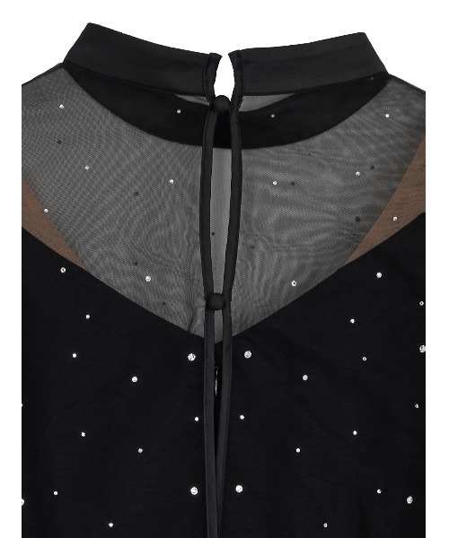 2WAY BIJOU RUFFLE TOP SET ROMPERS（パンツドレス）｜Ameri（アメリ