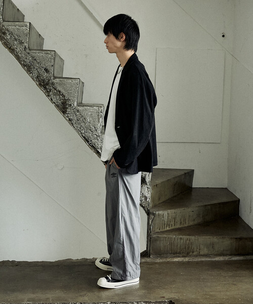 UMBRO（アンブロ）の「TECH NYLON PANTS/テックナイロンパンツ/UMBRO別注(限定展開)（その他パンツ・メンズ・ブラック/グレー・MEDIUM/LARGE）」の8枚目の写真