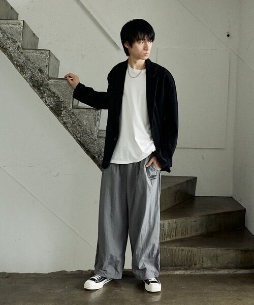 UMBRO（アンブロ）の「TECH NYLON PANTS/テックナイロンパンツ/UMBRO別注(限定展開)（その他パンツ・メンズ・ブラック/グレー・MEDIUM/LARGE）」の10枚目の写真