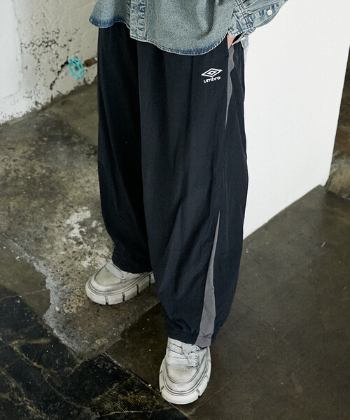 セール】TECH NYLON PANTS/テックナイロンパンツ/UMBRO別注(限定展開