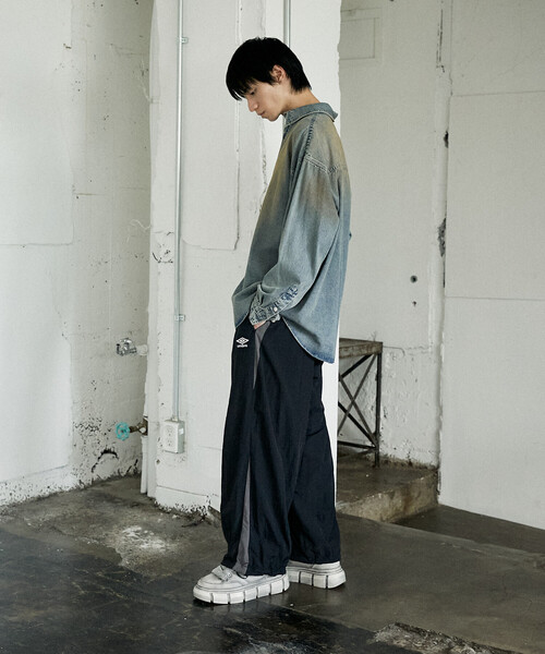 セール】TECH NYLON PANTS/テックナイロンパンツ/UMBRO別注(限定展開