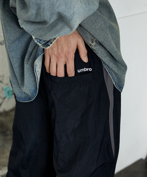 セール】TECH NYLON PANTS/テックナイロンパンツ/UMBRO別注(限定展開
