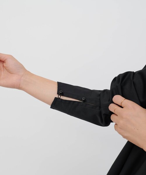 LIVETART（リヴェタート）の「フェザージャガードフレアワンピース（ワンピース・レディース・ブラック・FREE）」の19枚目の写真