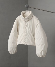 welise（ウェライズ）の「【welise/ウェライズ】防風/ストレッチファブリック ワイドカーブスリーブショート丈ファイバーダウンジャケット（ダウンジャケット/コート）」