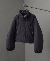welise（ウェライズ）の「【welise/ウェライズ】防風/ストレッチファブリック ワイドカーブスリーブショート丈ファイバーダウンジャケット（ダウンジャケット/コート）」