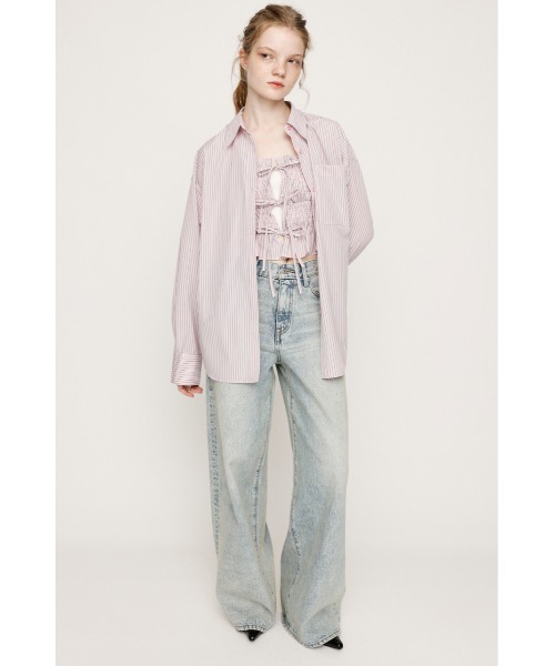 SLY（スライ）の「BUSTIER LAYRED SH ビスチェ レイヤード シャツ 秋服（シャツ/ブラウス・レディース・ネイビー/ピンク系その他/ネイビー系・FREE）」の22枚目の写真