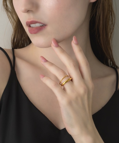 muku（ムク）の「RING/DOUBLE STRING（リング・レディース・ゴールド/シルバー・11）」の2枚目の写真