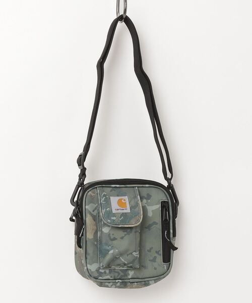 Carhartt WIP（カーハートダブリューアイピー）の「ESSENTIALS BAG, SMALL（ショルダーバッグ・メンズ・カモフラージュ/カーキ/ブラウン/ブラック・ONE SIZE）」の4枚目の写真