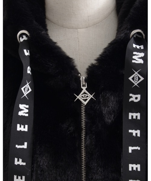 REFLEM/レフレム』うさ耳BIGファーパーカー/ファーブルゾン フーディー