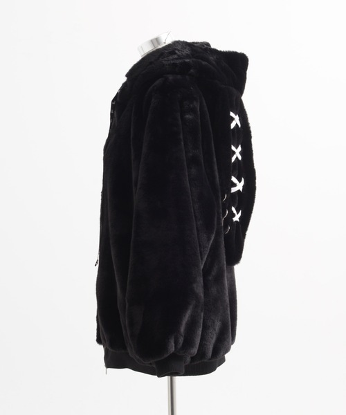 REFLEM/レフレム』うさ耳BIGファーパーカー/ファーブルゾン フーディー